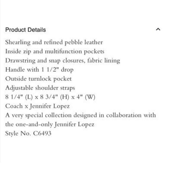 Coach backpack